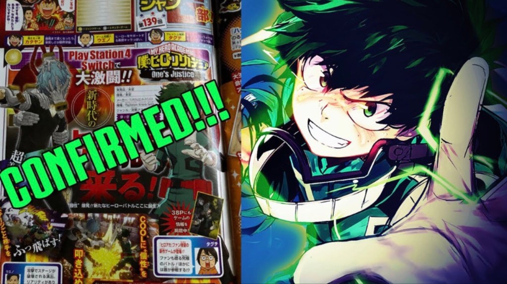 Upcoming Games- My Hero’s One Justice:&nbsp;(2018)