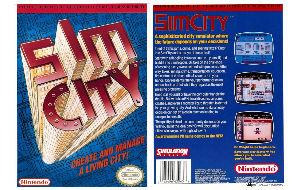 Lost NES Sim City game from the 90’s emerges&nbsp;online!!!!