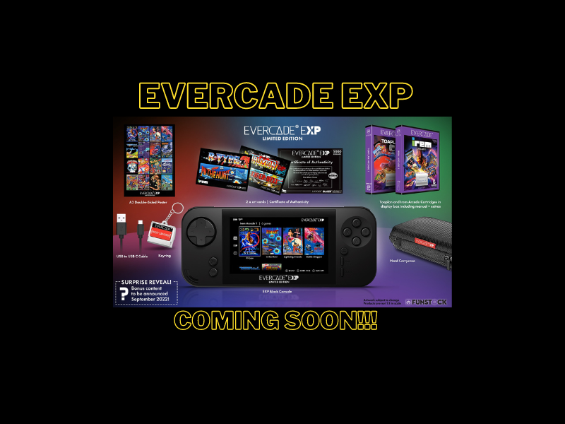 Evercade EXP Coming Soon!!! Gaming Hearts Collection