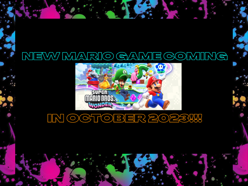 Super Mario Bros. Wonder Announced For October 2023&nbsp;(Video)