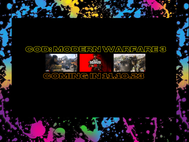 Call of Duty: Modern Warfare 3 Coming In 11.10.23&nbsp;(Video)