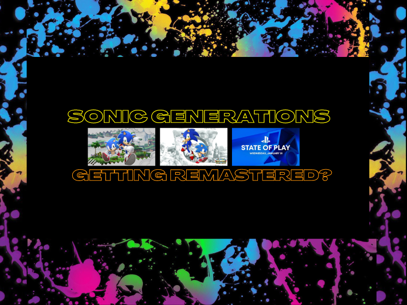 Sonic Generations Getting Remastered For PlayStation 5?&nbsp;(Video)