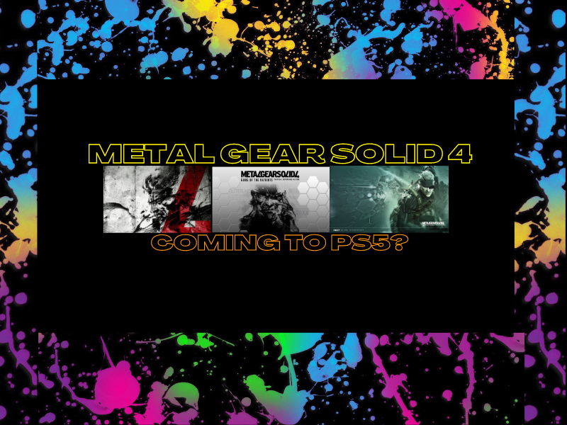 Metal Gear Solid 4 Coming to&nbsp;PS5?