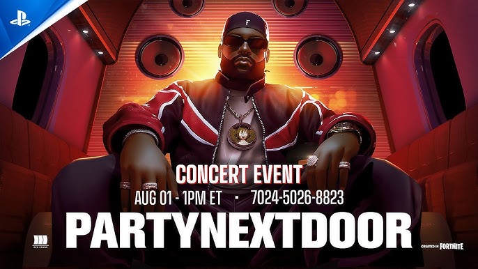 PARTYNEXTDOOR x Fortnite Concert |&nbsp;PlayStation