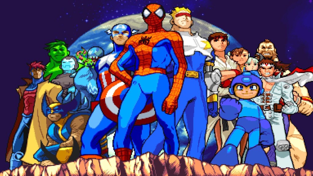 Marvel vs Capcom: Clash of Super Heroes [1998 Promotional&nbsp;Art]