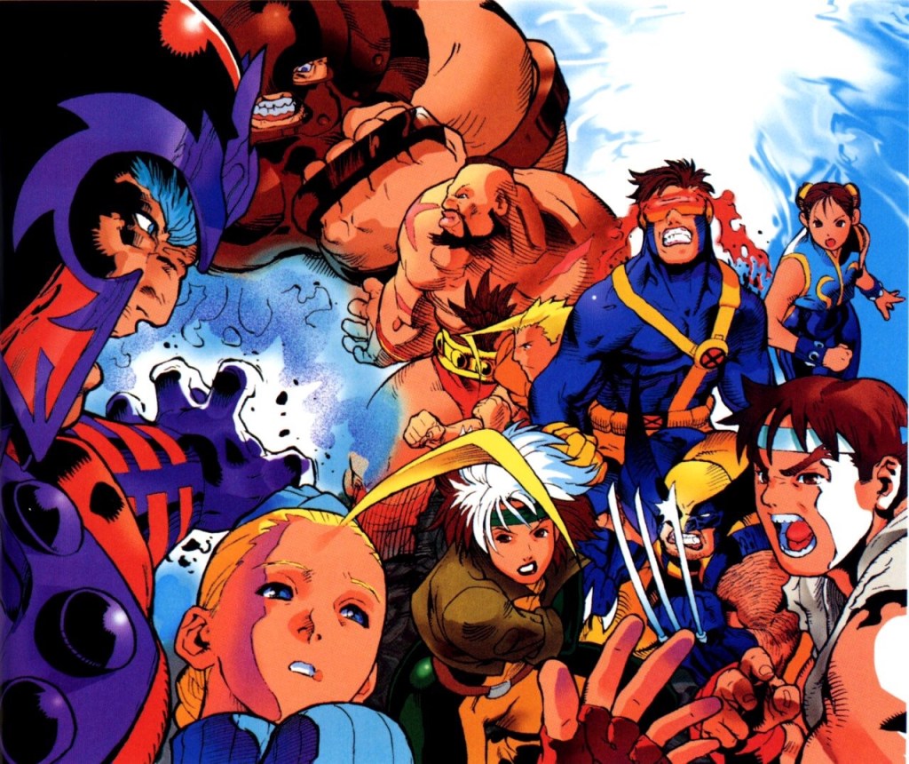 X-Men vs Street Fighter [1996 Promotional&nbsp;Art]