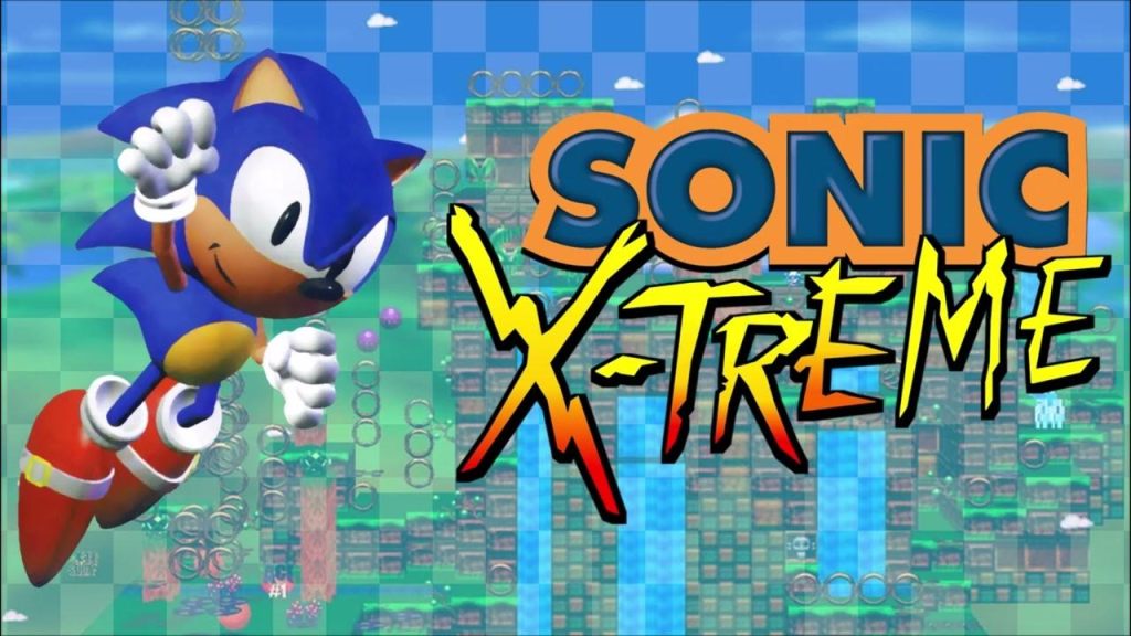 Sonic X-Treme 1996 Promo&nbsp;Art
